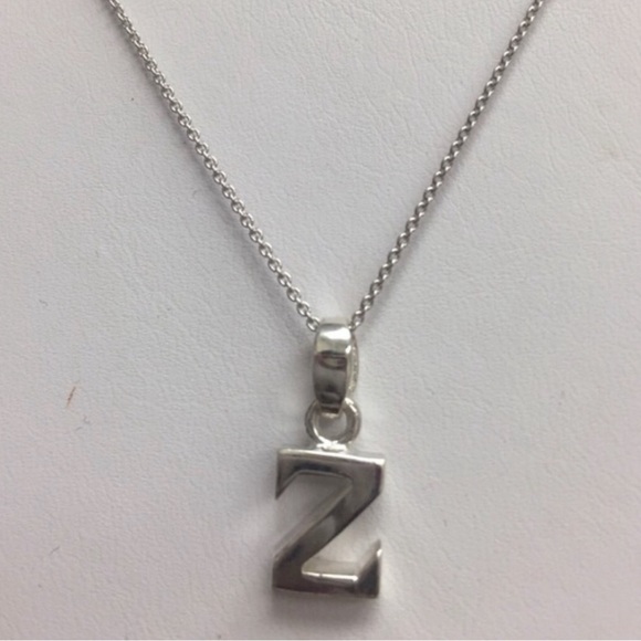 Sterling Silver Thick Initials with Your Choice of Crystal Charm-Boutique - Picture 10 of 13